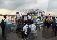 Ferry Service On Ganges River In Kolkata, India