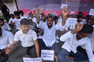 AAMSU Protest Against Eviction Drives In Assam 