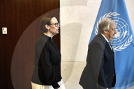  UN Secretary General Meets  Sweden’s Foreign Affairs Minister