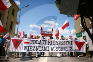 Polish Nationalists March At Auschwitz 