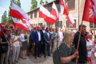 Polish Nationalists March At Auschwitz 