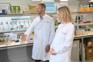 Prince William and Cate Blanchett