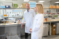 Prince William and Cate Blanchett