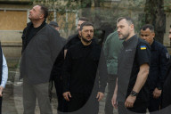 Zelensky honors memory of Kyiv dead