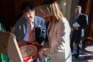 Rachel Reeves UK Chancellor of the Exchequer meets India’s Minister of Commerce and Industry Piyush Vedprakash Goyal