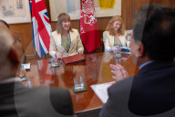 Rachel Reeves UK Chancellor of the Exchequer meets India’s Minister of Commerce and Industry Piyush Vedprakash Goyal