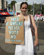 Assisted Dying Bill Protests in London, UK.