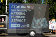 Assisted Dying Bill Protests in London, UK.