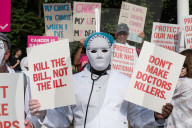 Protests For And Against Assisted Dying In London
