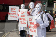 Protests For And Against Assisted Dying In London