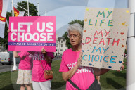 Protests For And Against Assisted Dying In London