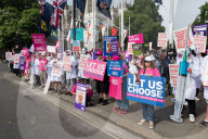 Protests For And Against Assisted Dying In London
