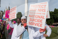 Protests For And Against Assisted Dying In London