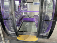 Cable car across the Thames gets glass-floor cabins