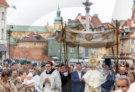 Corpus Christi Procession In Warsaw