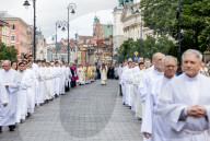 Corpus Christi Procession In Warsaw