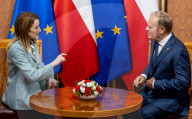 Roberta Metsola Visits Poland