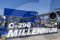 Paris Air Show 2025 - Embraer C-390 Millennium Military Transport Aircraft