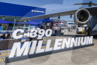 Paris Air Show 2025 - Embraer C-390 Millennium Military Transport Aircraft