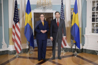 DC: Sec. Rubio and Swedish FM Malmer Stenergard hold a State Department bilateral meeting