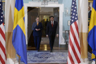 DC: Sec. Rubio and Swedish FM Malmer Stenergard hold a State Department bilateral meeting
