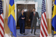 DC: Sec. Rubio and Swedish FM Malmer Stenergard hold a State Department bilateral meeting