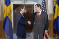 DC: Sec. Rubio and Swedish FM Malmer Stenergard hold a State Department bilateral meeting