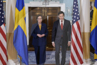 DC: Sec. Rubio and Swedish FM Malmer Stenergard hold a State Department bilateral meeting