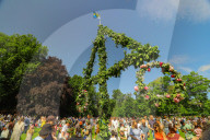 Traditional Midsummer Celebrations In Sweden