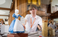 Square Mile Churches: A Sustainable Future project - 3D map of London’s underground structures unveiled at St Andrew Church Holborn, City of London, London, Great Britain 
Press photocall 
20th June 2025