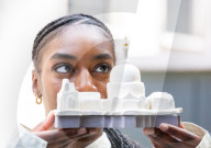 Square Mile Churches: A Sustainable Future project - 3D map of London’s underground structures unveiled at St Andrew Church Holborn, City of London, London, Great Britain 
Press photocall 
20th June 2025