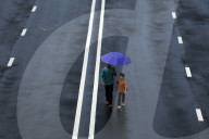 Monsoon And Rainbow In Nepal