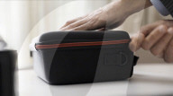 Pop-up screen ith built in projector