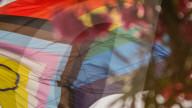 Flag By LGBTQIA+ At Sevilla Square, In Cadiz, Marks The Opening Of Proud Week At Province.