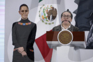 Mexico’s President Claudia Sheinbaum Holds Briefing Of Hurricane Erick
