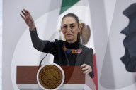 Mexico’s President Claudia Sheinbaum Holds Briefing Of Hurricane Erick