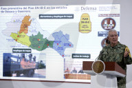 Mexico’s President Claudia Sheinbaum Holds Briefing Of Hurricane Erick