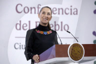 Mexico’s President Claudia Sheinbaum Holds Briefing Of Hurricane Erick