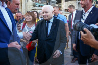Jaroslaw Kaczynski In Krakow