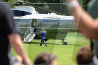 President Trump Departs White House