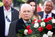Jaroslaw Kaczynski In Krakow