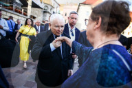 Jaroslaw Kaczynski In Krakow