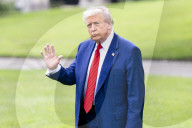 President Donald Trump Leaving The White House