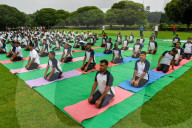 International Yoga Day Celebration In India.