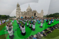 International Yoga Day Celebration In India.