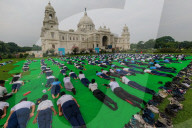 International Yoga Day Celebration In India.