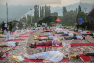International Day Of Yoga Observed In Kashmir