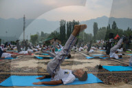 International Day Of Yoga Observed In Kashmir