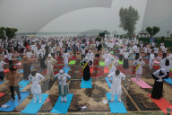 International Day Of Yoga Observed In Kashmir