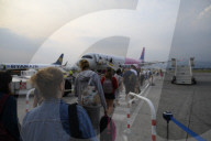 Airlines In Italy At The Il Caravaggio International Airport.